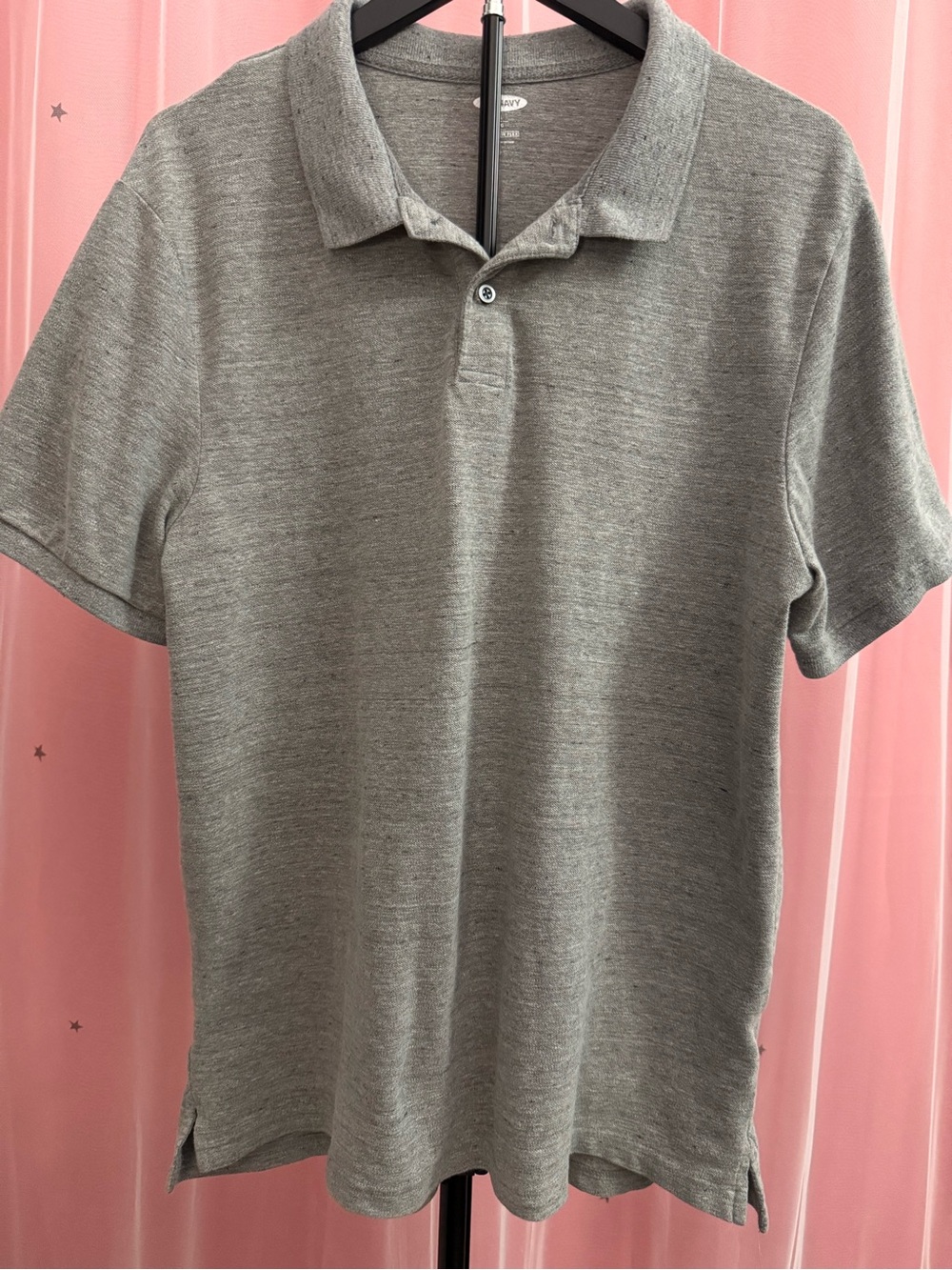 Classic Grey Polo Shirt Old Navy Men’s Size L